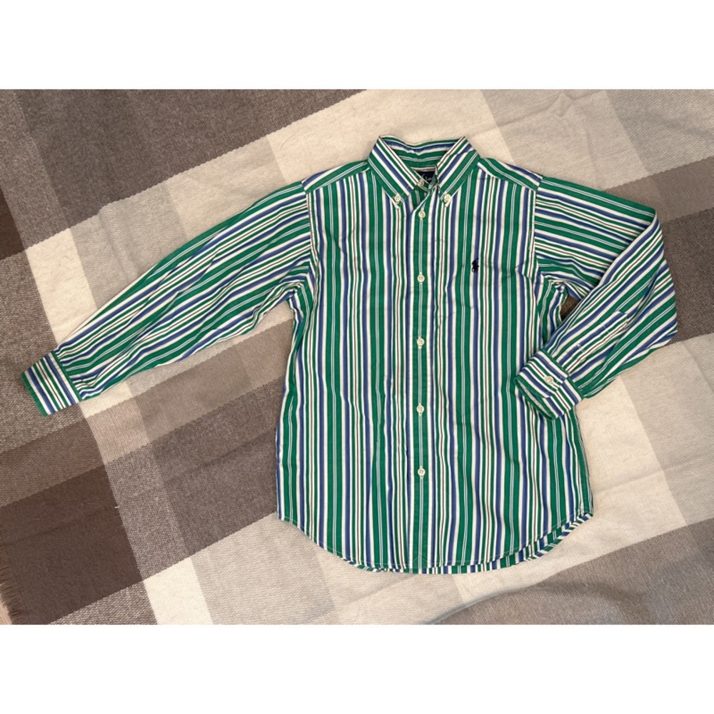 **SOLD**Ralph Lauren button down shirt boys sz 7